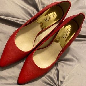 Like new MK Red Pumps